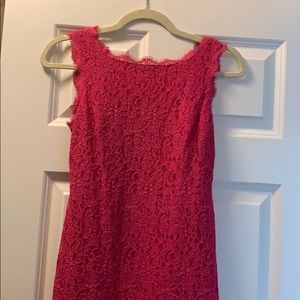 Adrianna Papell Pink Lace dress